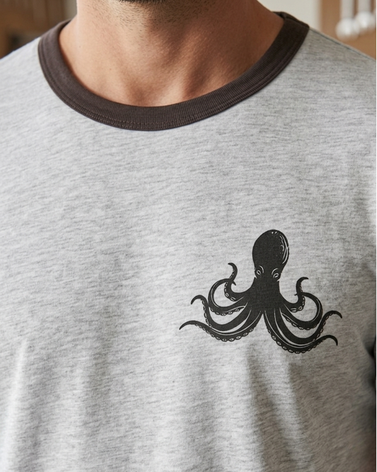 Pijama Pantalón Manga Corta. The Octopus Club.