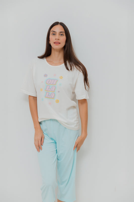 Pijama Mangano MC. Corazón Valiente.