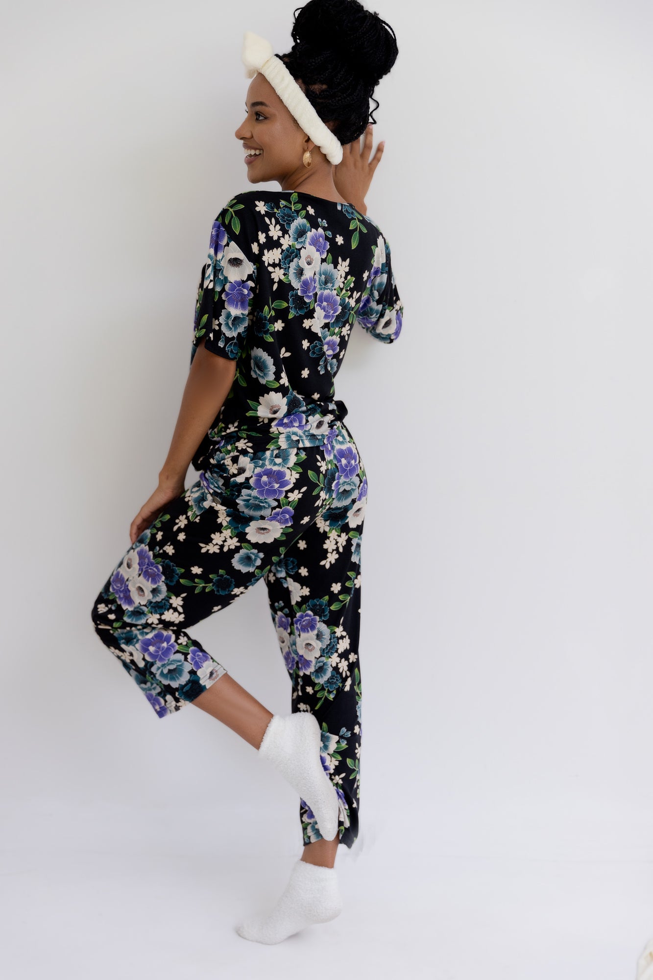 Pijama Pantalón Manga Corta. Jardín Secreto.