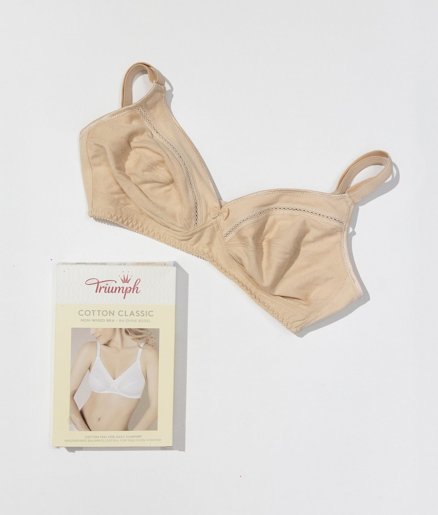 Triumph Cotton Classic – Brasier Sin Varilla (Beige)