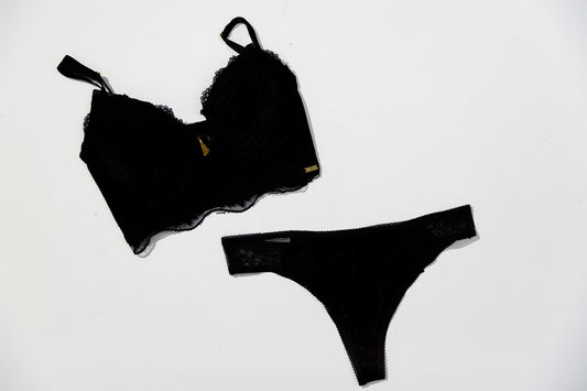 Set Brassier y Bloomer Rachel Roy RR133 Negro