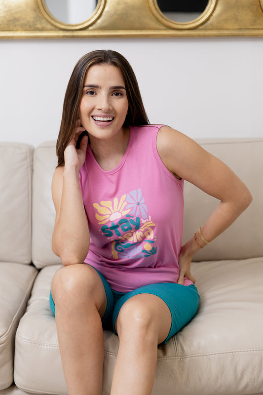 Pijama Bóxer Tirantes. Free Spirit.