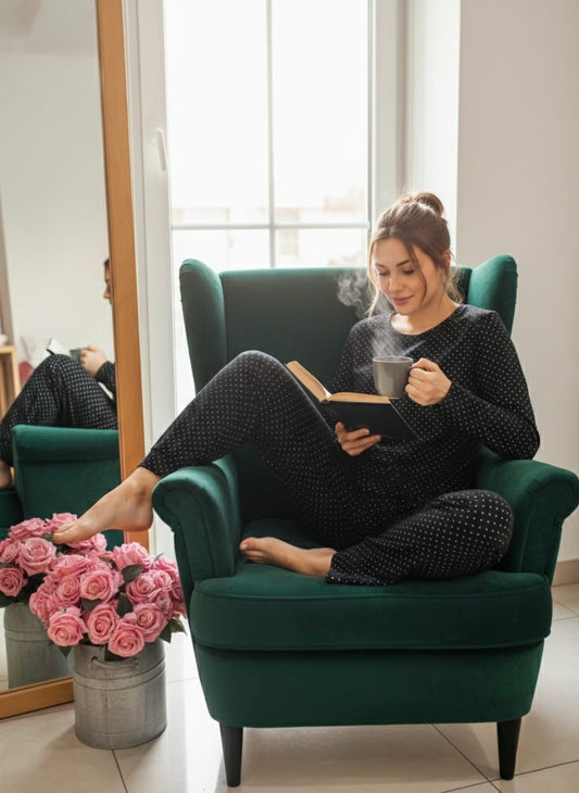 Pijama Pantalón Manga Larga. Jardín Secreto.