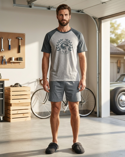 Pijama Bóxer Manga Corta. The Eagle Club.