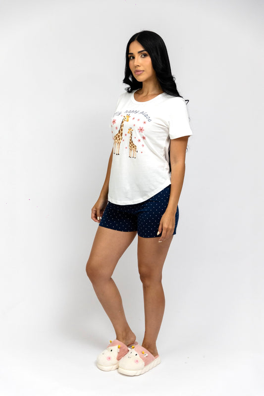 Pijama Bóxer Manga Corta. Gisele.
