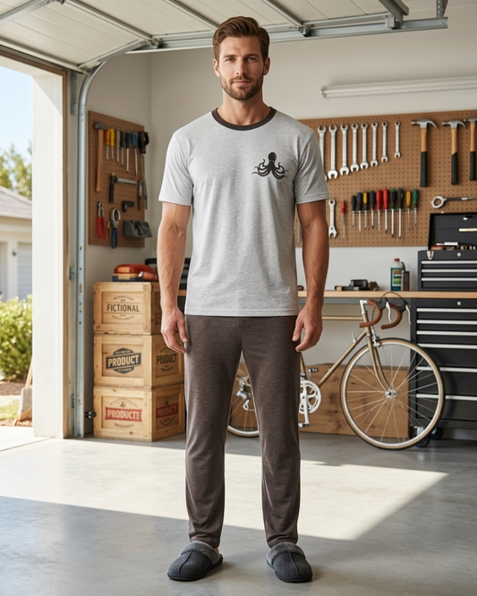 Pijama Pantalón Manga Corta. The Octopus Club.