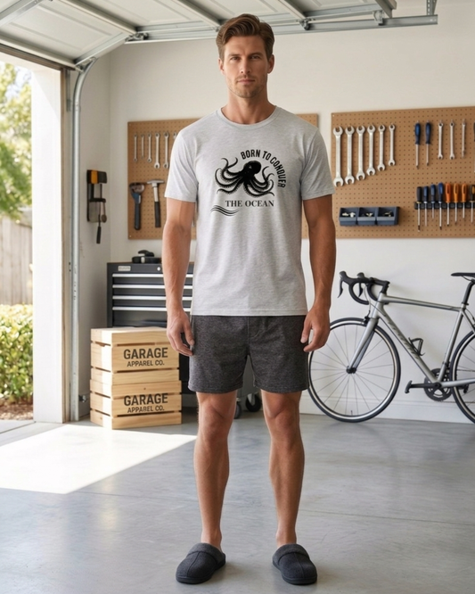 Pijama Bóxer Manga Corta. The Octopus Club.