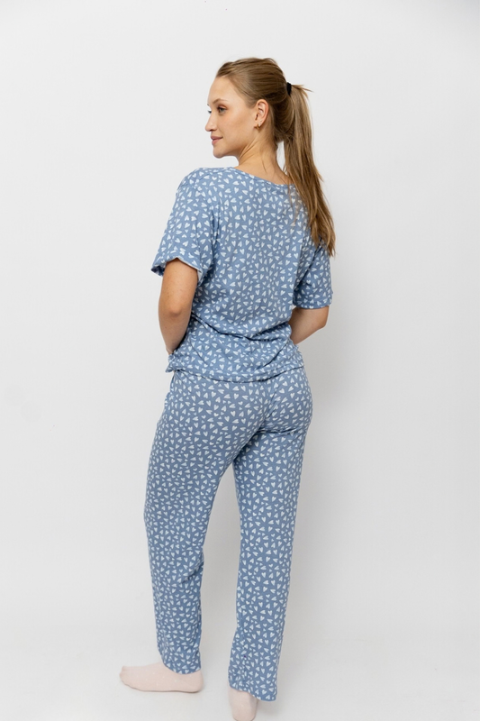 Pijama Pantalón Manga Corta. Heart Edit.