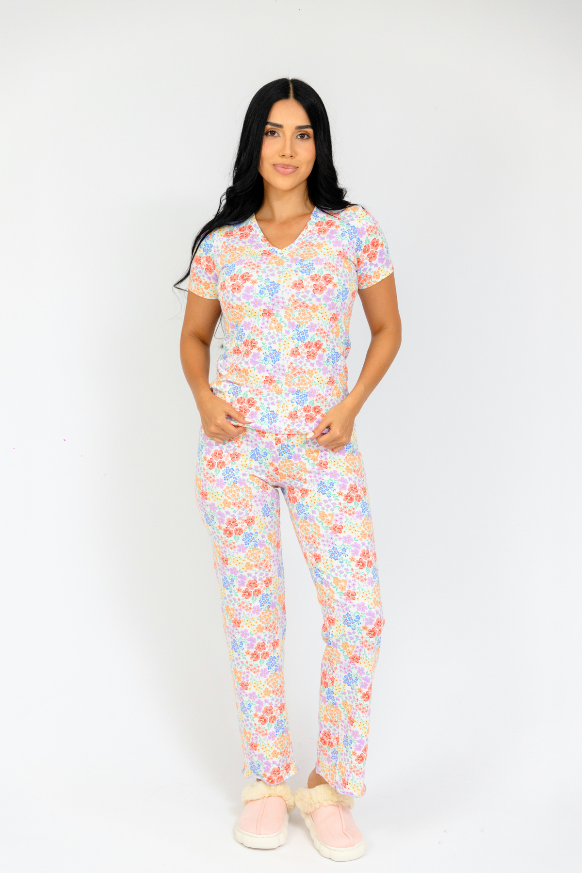 Pijama Pantalón Manga Corta. Alegra.