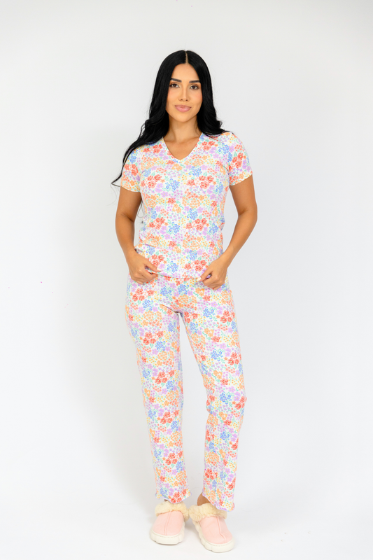 Pijama Pantalón Manga Corta. Alegra.