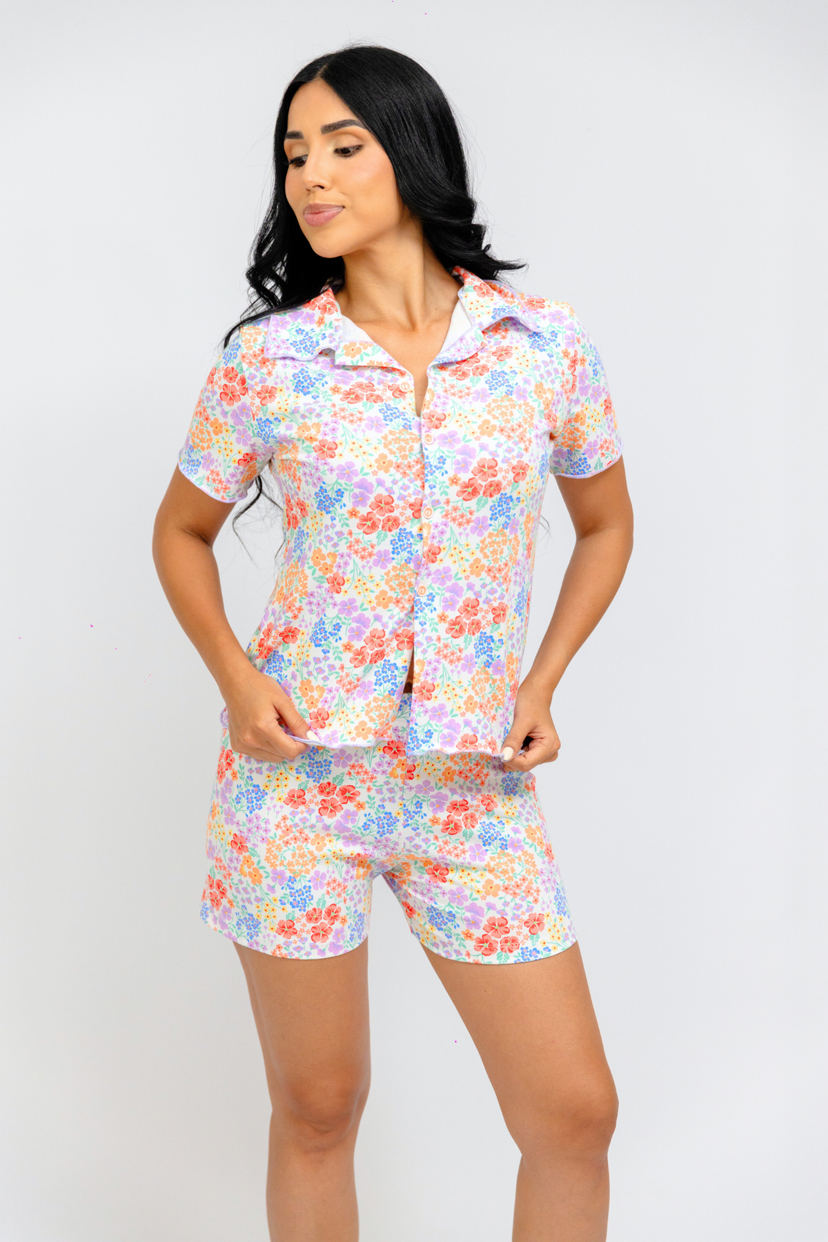 Pijama Boxer Manga Corta. Alegra.