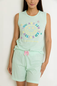 Pijama Boxer Tirantes. Good Vibes.