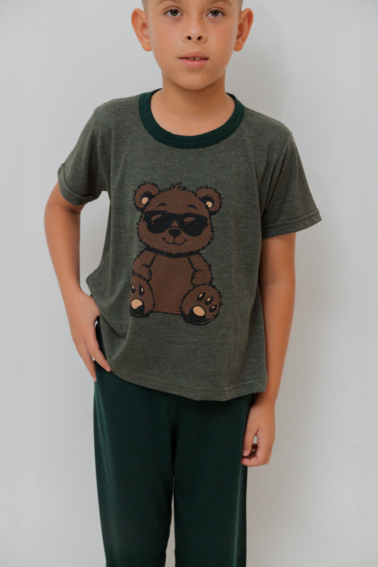 Pijama Pantalon MC Niño, Querido Papá 1