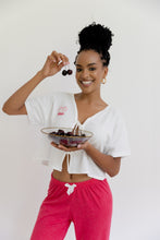 Pijama Pantalón Manga Corta. Cherry Kiss.