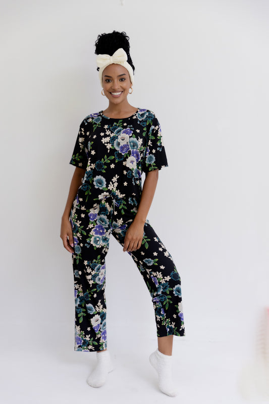 Pijama Pantalón Manga Corta. Jardín Secreto.