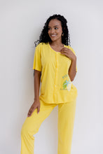 Pijama Pantalón MC Botones Positano. La Dolce Vita.