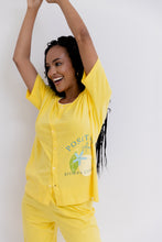 Pijama Pantalón MC Botones Positano. La Dolce Vita.