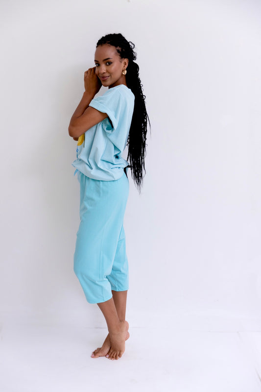 Pijama Mangano MC Portofino PLUS SIZE. La Dolce Vita.