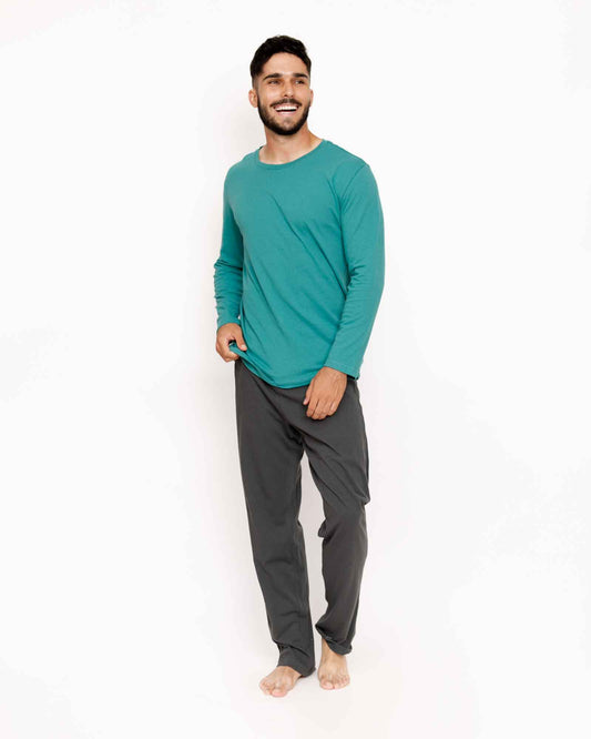 Pijama Hombre Pantalón Manga Larga. Dulce 23.