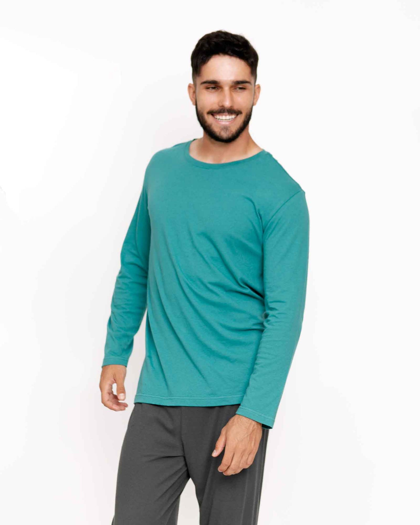 Pijama Hombre Pantalón Manga Larga. Dulce 23.