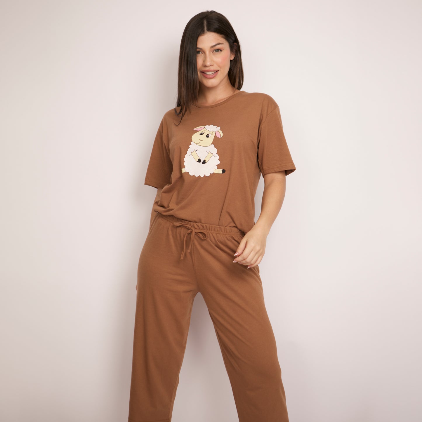 Pijama Mangano Manga Corta. La Granja.