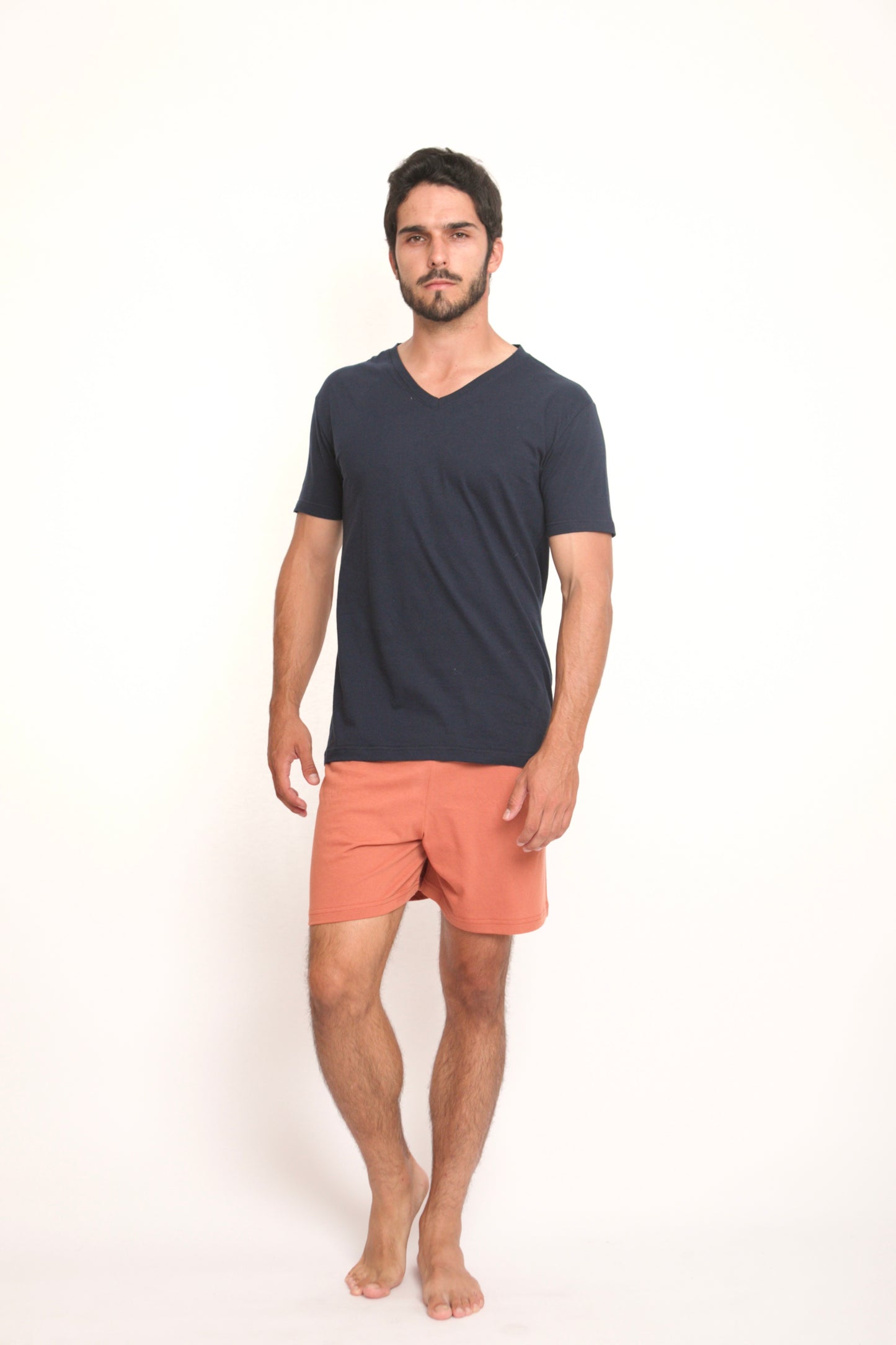 Pijama Boxer Manga Corta Hombre. 23.