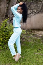 Buzo Pantalón ML Celeste. Corazón Valiente.