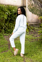 Buzo Pantalón ML Celeste Pastel. Corazón Valiente.