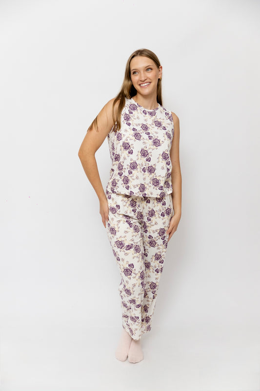 Pijama Pantalón Tirantes. Jardín Secreto.