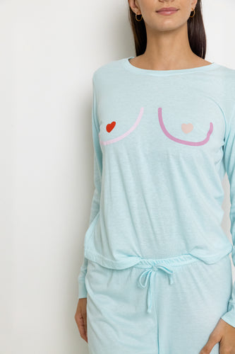Pijama Pantalón ML. Corazón Valiente.