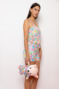 Pijama Boxer Mediano Tirantes. ALOHA.