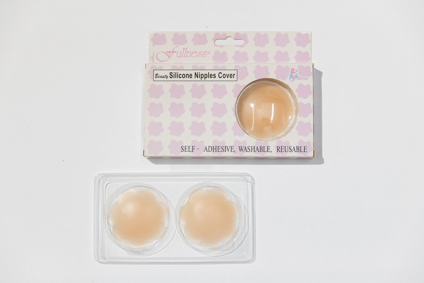 Cubre Pezones de Silicona Fullness Beauty — Autoadhesivos Reutilizables