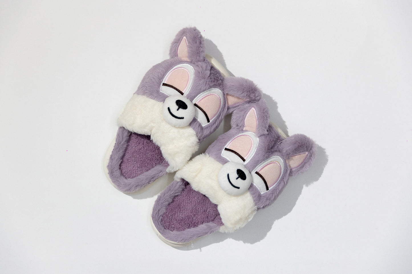 Pantuflas Conejito con Orejitas — 4 colores