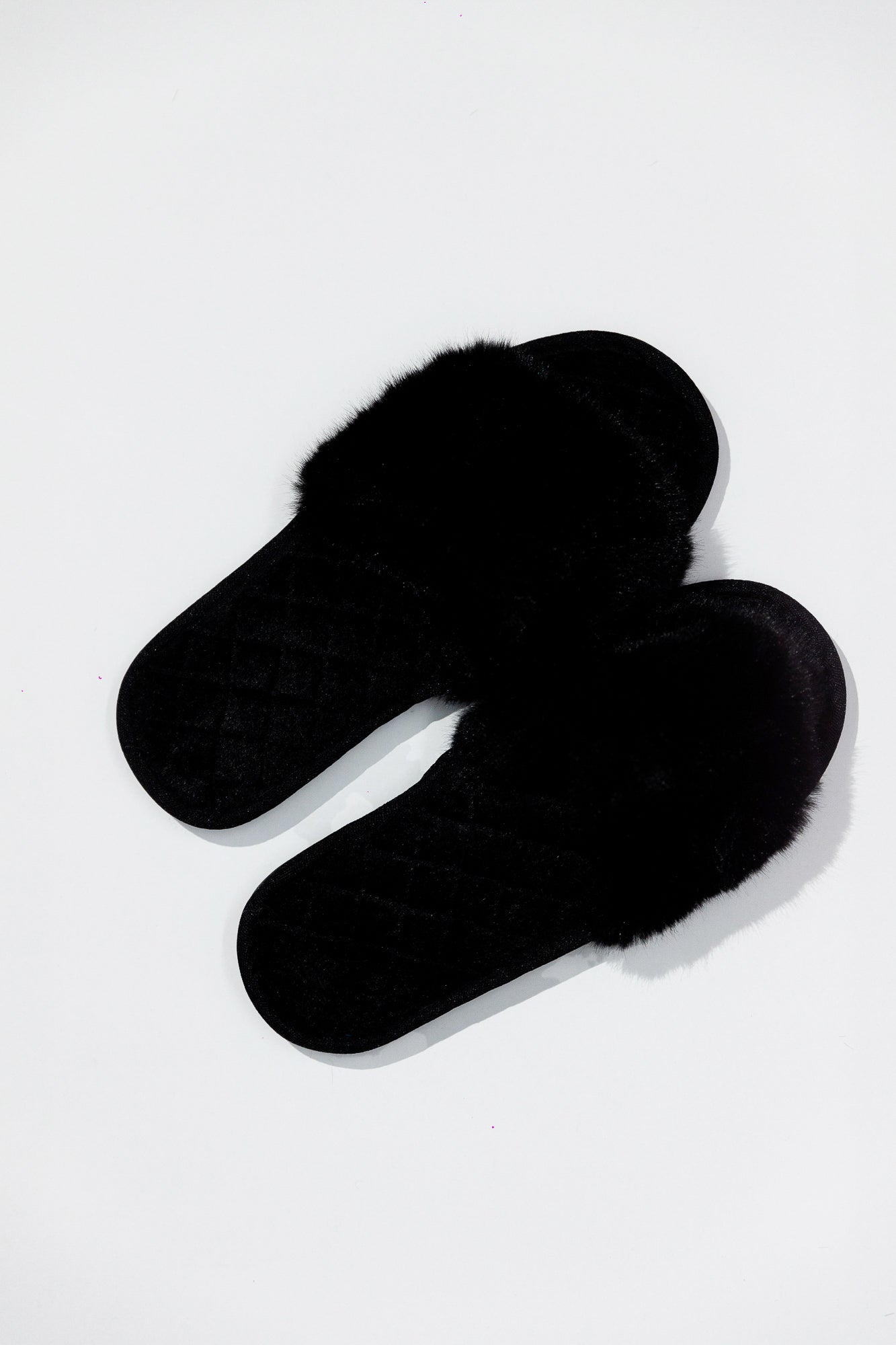 Pantuflas Slide Banda de Peluche Esponjoso — 5 colores