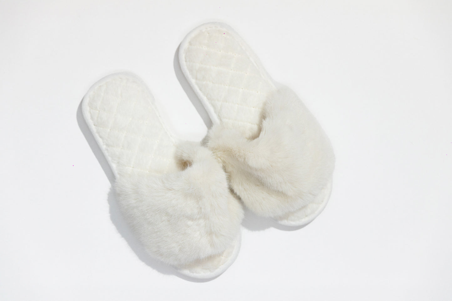 Pantuflas Slide Banda de Peluche Esponjoso — 5 colores