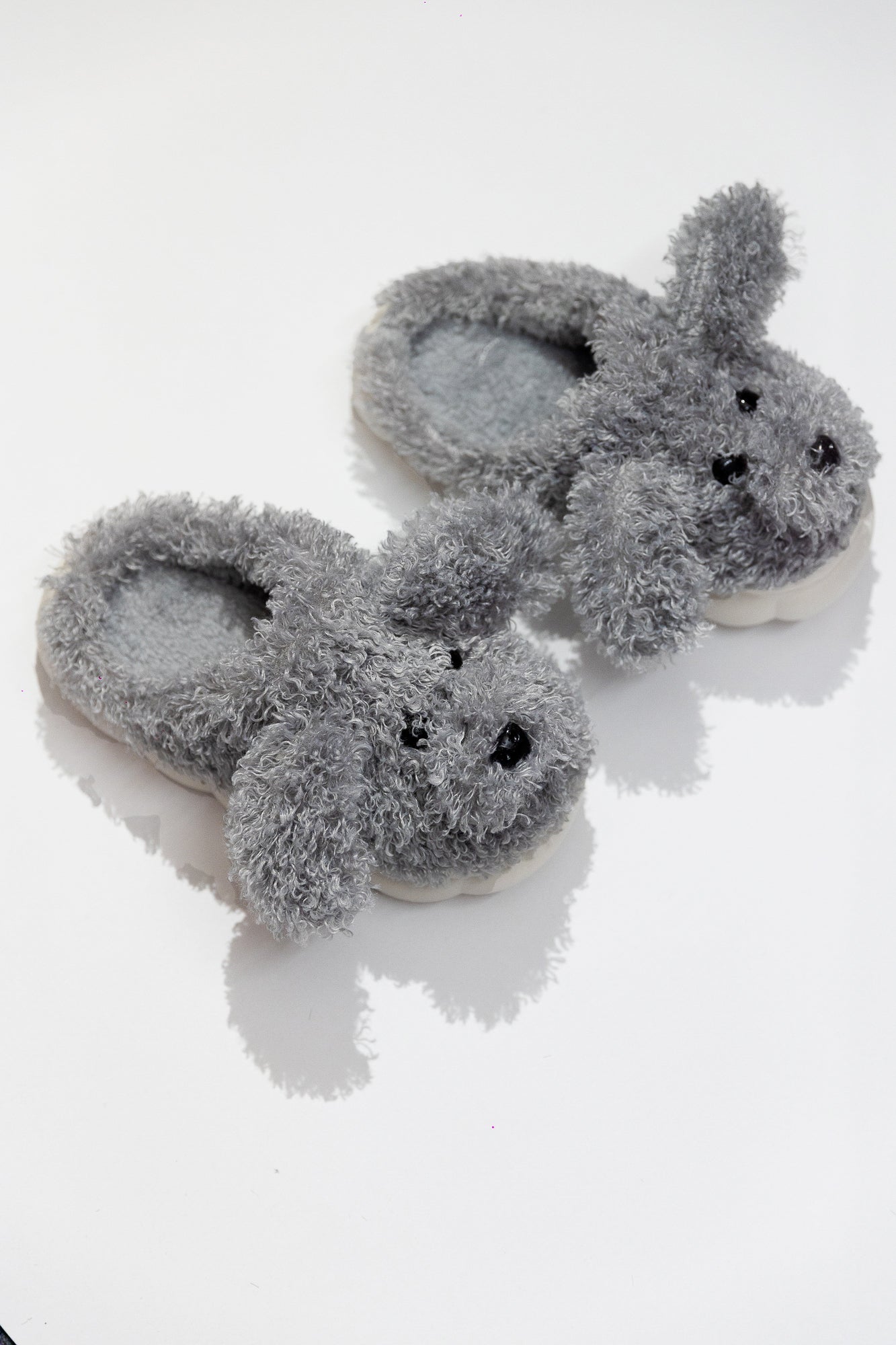 Pantuflas Perrito Rizado con Orejitas — 3 colores