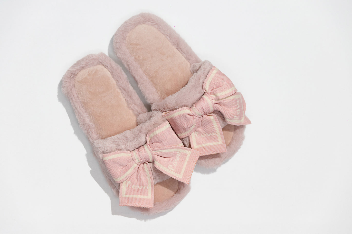 Pantuflas Love con Moño — 4 colores