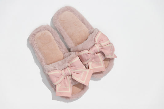 Pantuflas Love con Moño — 4 colores