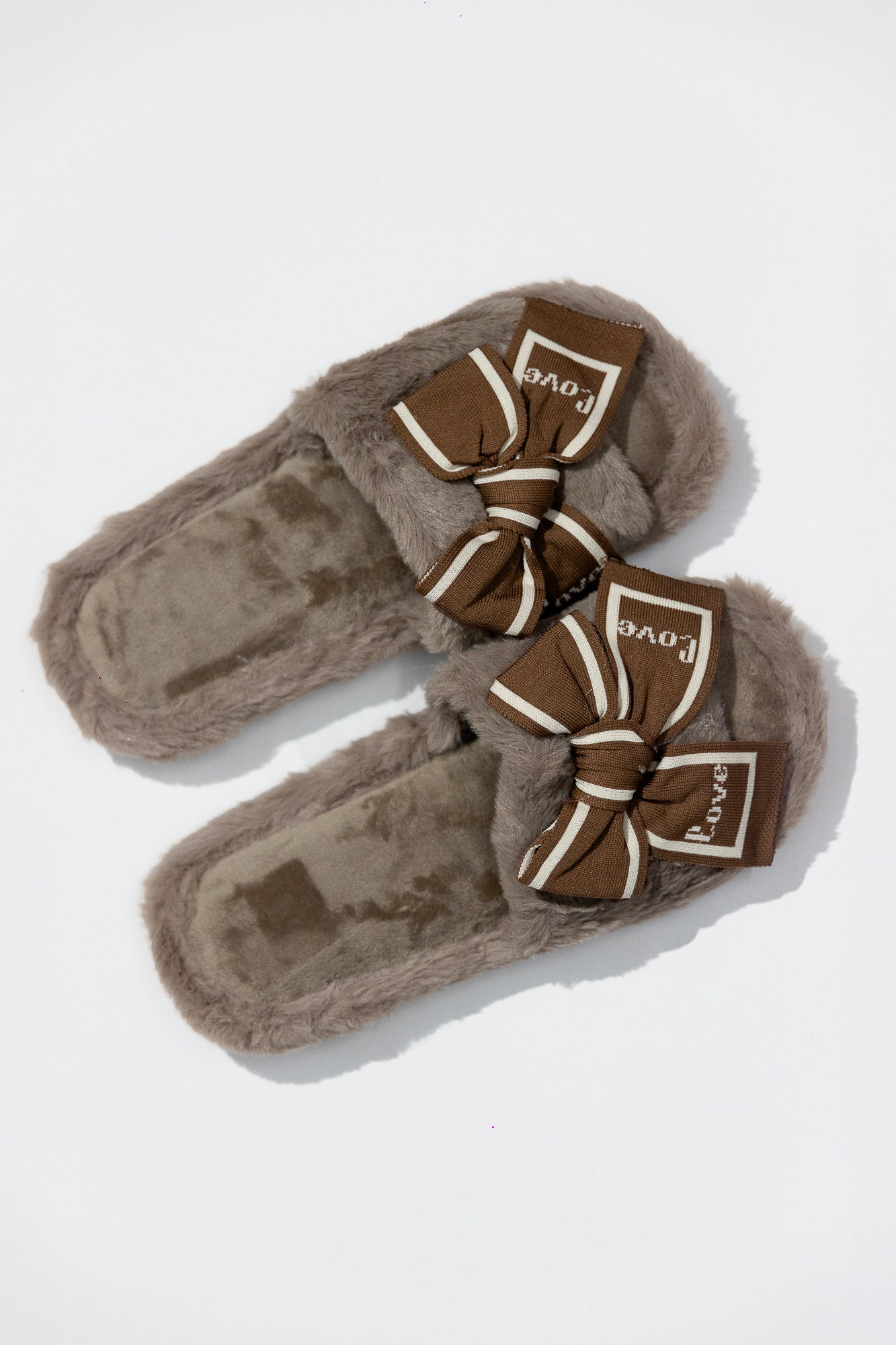 Pantuflas Love con Moño — 4 colores