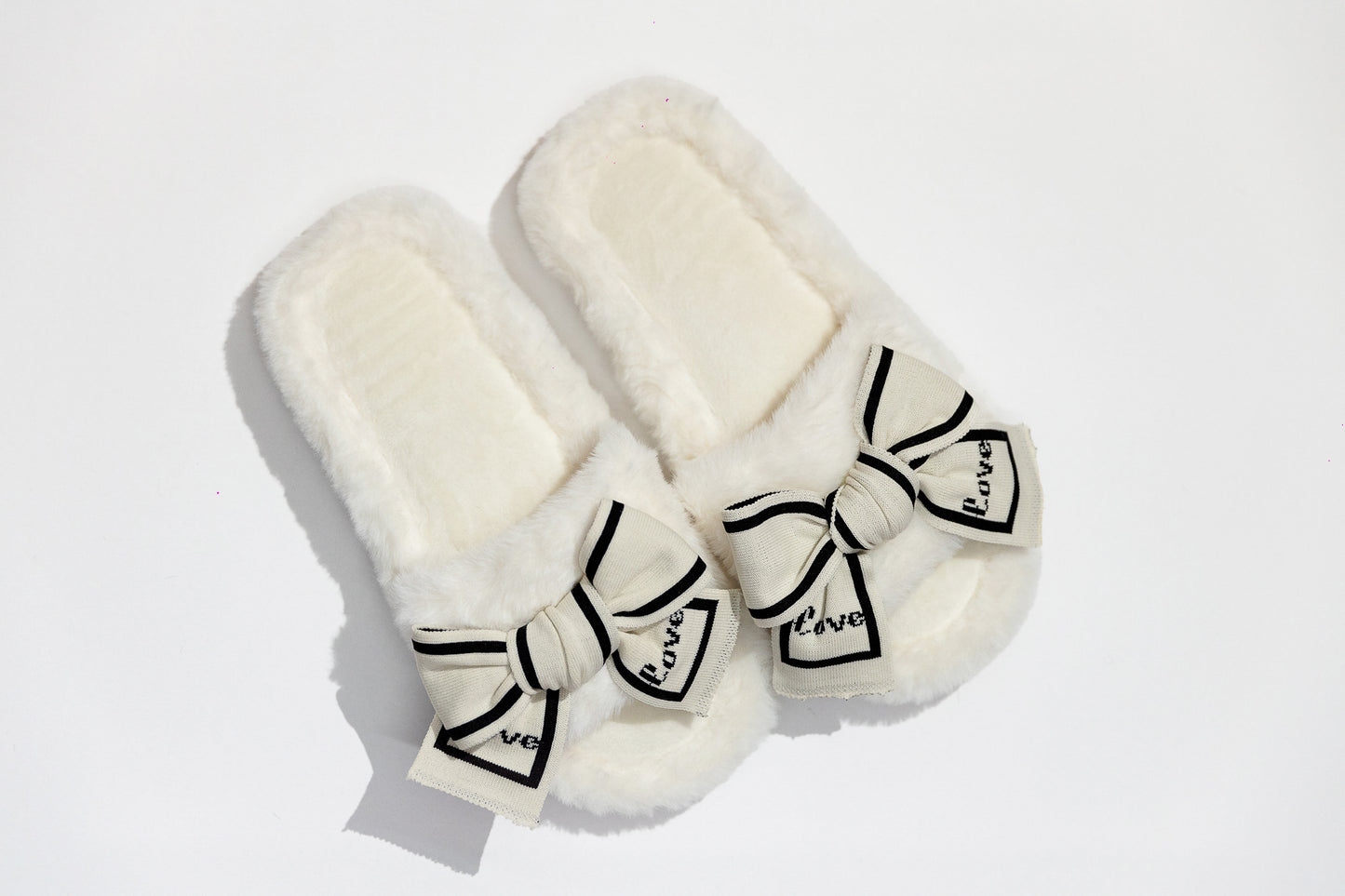 Pantuflas Love con Moño — 4 colores