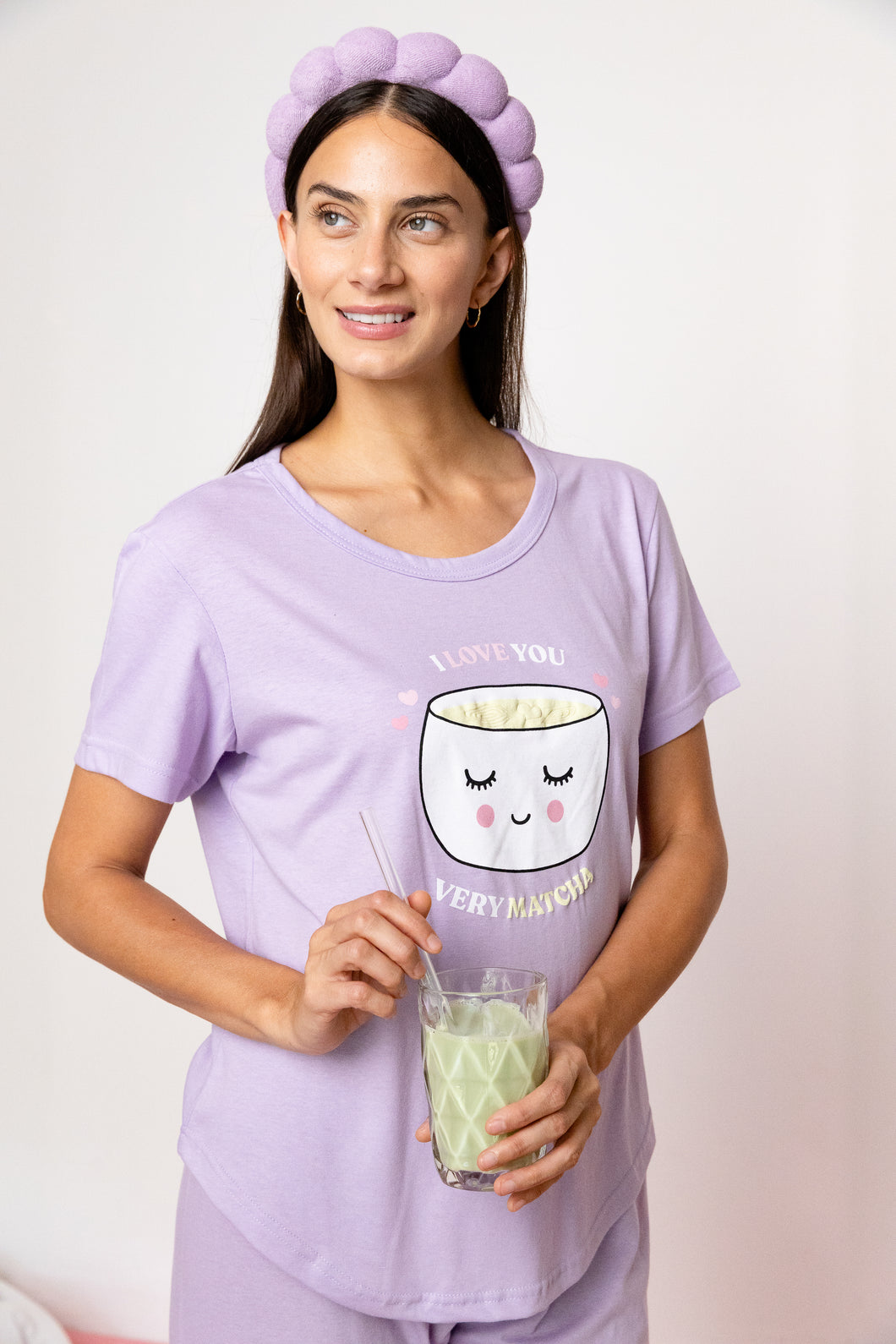 Pijama Pantalón MC. Dulce Despertar MATCHA.
