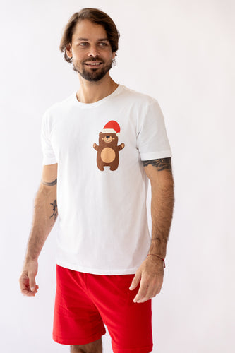 Pijama Hombre MC Happy Family. Christmas PJ's.