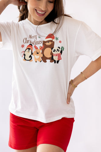 Pijama Mujer MC Happy Family. Christmas PJ's.