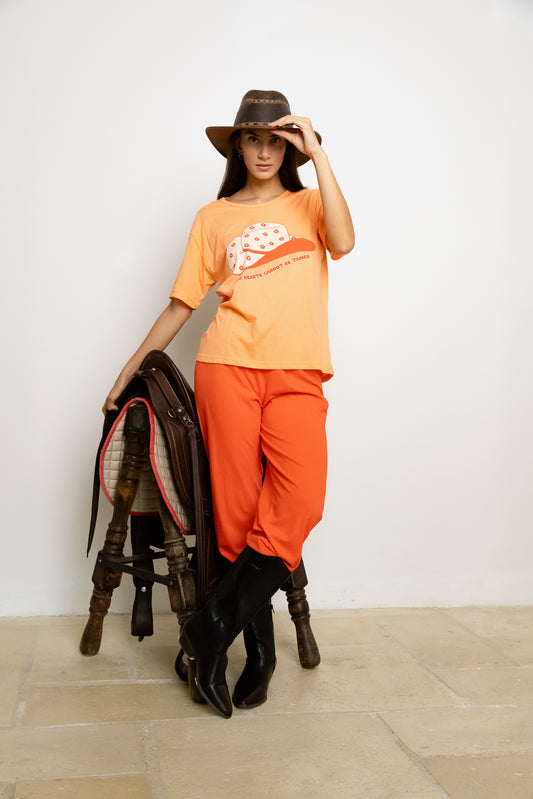 Pijama Pantalón Manga Corta. Cowgirl.