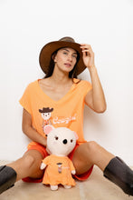 Bata Meli Cucú Naranja Claro. Cowgirl.