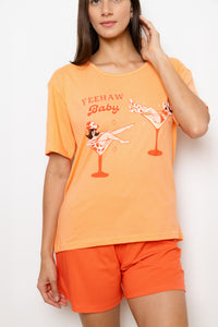 Pijama Boxer MC. Cowgirl.