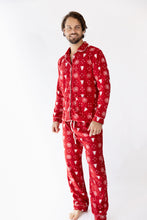 Pijama de Franela Unisex Árboles de Navidad Rojo. Christmas PJ's.