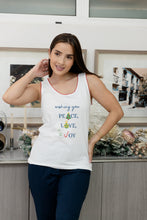 Pijama Mujer Tirantes Peace, Love & Joy. Christmas PJ's.