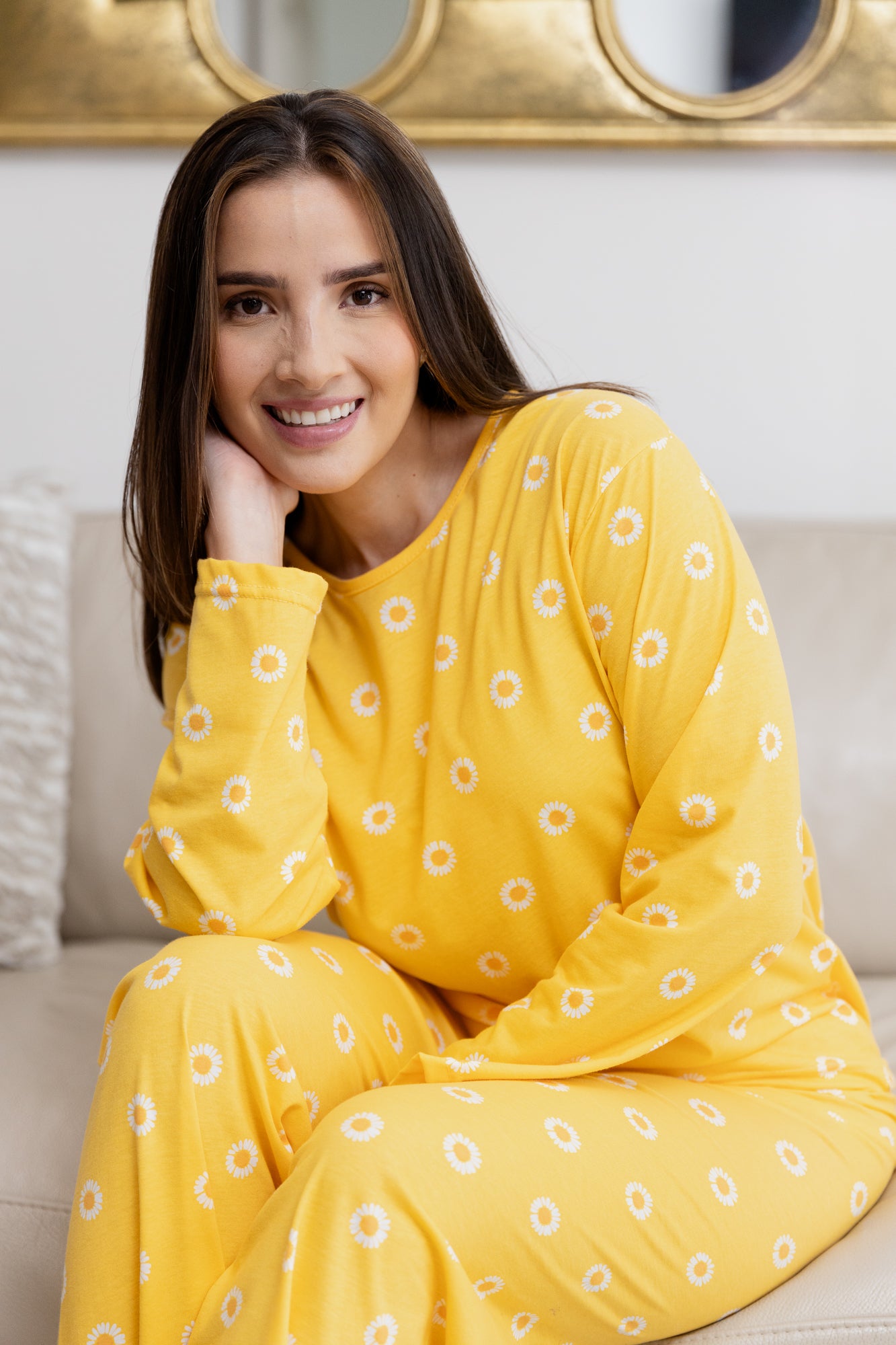 Pijama Pantalón Manga Larga. Sunflower.