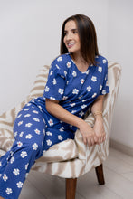 Pijama Pantalón Manga Corta. Blue Dream.